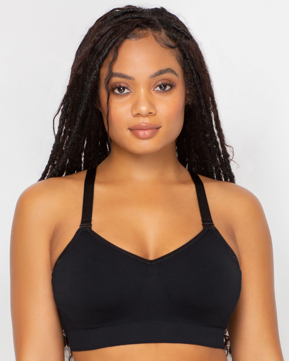 SMOOTH WIRELESS BRA- BLACK