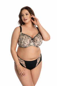 TATUAZ BRA- BEIGE/BLACK